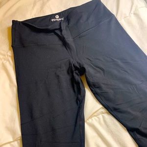 90 degree high waisted black leggings